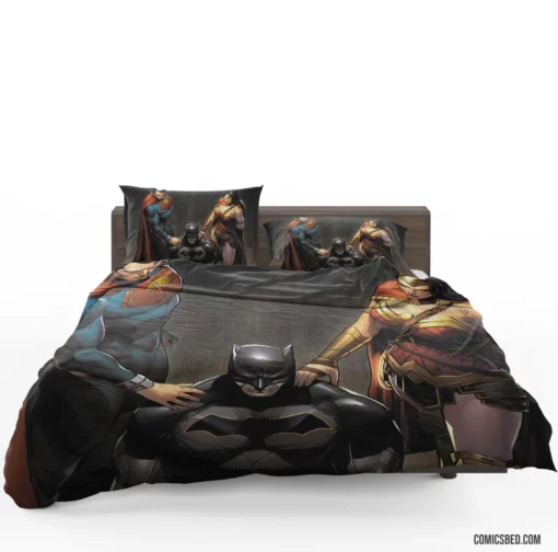 Justice League Trinity DC Heroes Comic Bedding Set