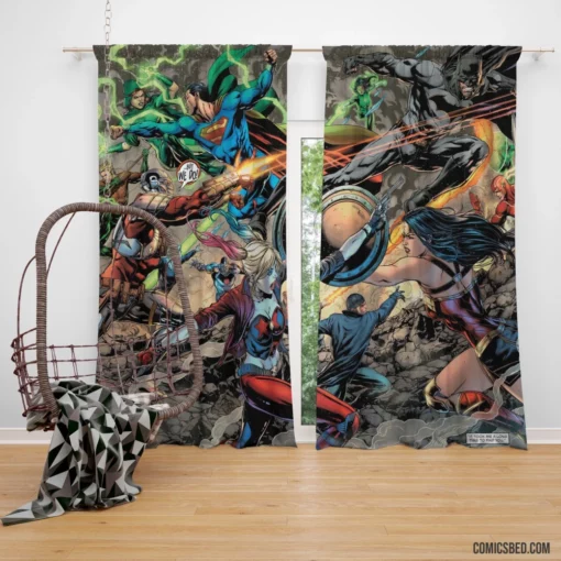 Justice League vs. Suicide Squad DC Comics Curtain