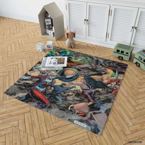 Justice League vs. Suicide Squad DC Comics Rug 1