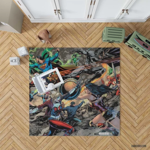 Justice League vs. Suicide Squad DC Comics Rug