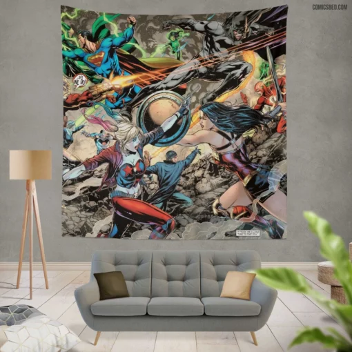 Justice League vs. Suicide Squad DC Comics Wall Tapestry