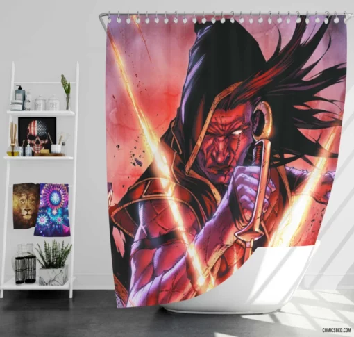 Justice Society of America Team Comic Shower Curtain