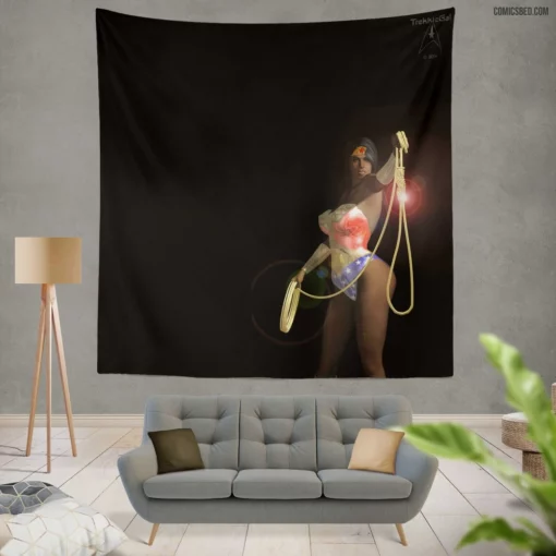 Justice Wonder Woman Amazonian Legacy Comic Wall Tapestry