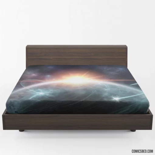 Kaliumlabs Planetary Discovery Comic Fitted Sheet