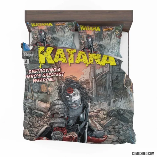 Katana Deadly Blade Samurai Avenger Comic Bedding Set 1