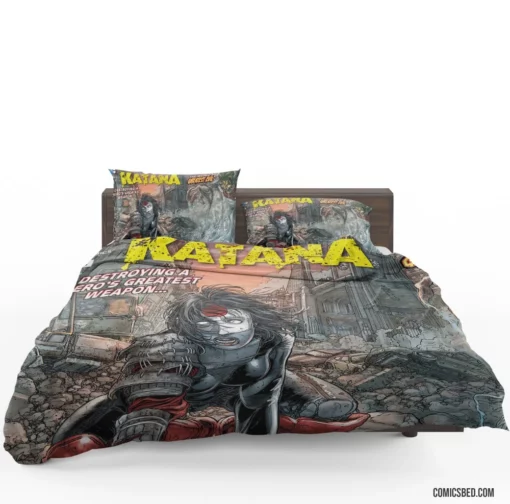 Katana Deadly Blade Samurai Avenger Comic Bedding Set