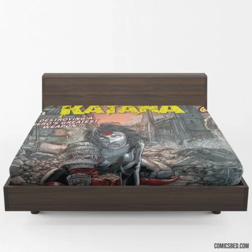 Katana Deadly Blade Samurai Avenger Comic Fitted Sheet