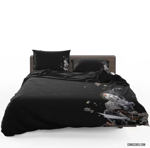 Katana Deadly Samurai Comic Bedding Set