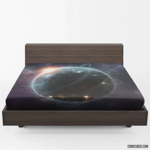 Kehn`Wa plane Comics Kaliumlabs Space Fitted Sheet