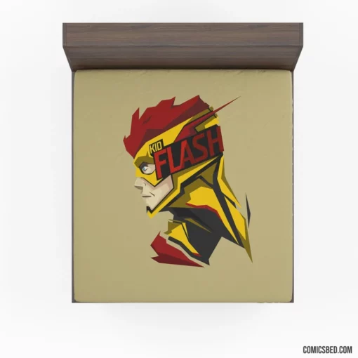 Kid Flash Chronicles Speedster Legacy Comic Fitted Sheet 1