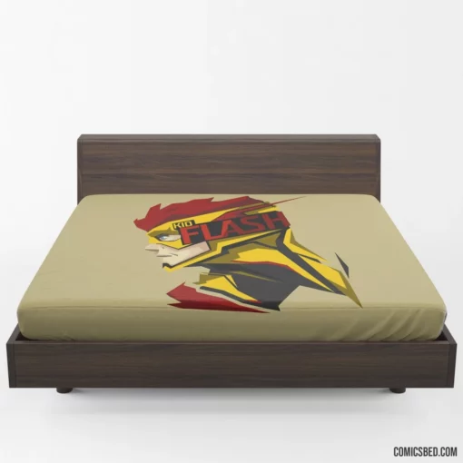 Kid Flash Chronicles Speedster Legacy Comic Fitted Sheet