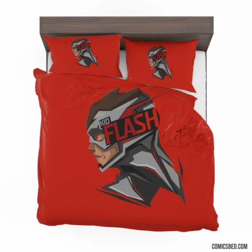 Kid Flash Wallace Speedster Journey Comic Bedding Set 1