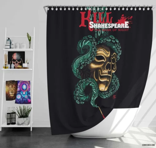 Kill Shakespeare Bardic Adventures Comic Shower Curtain