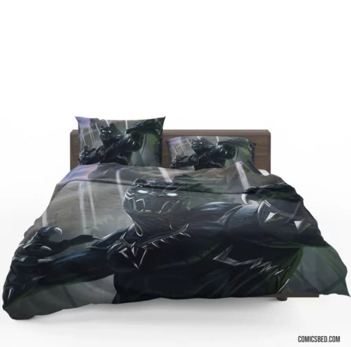 King of Wakanda Black Panther Reign Comic Bedding Set