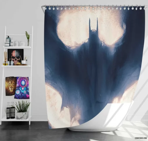 Kingdom Come Old Man Wayne Legacy Comic Shower Curtain