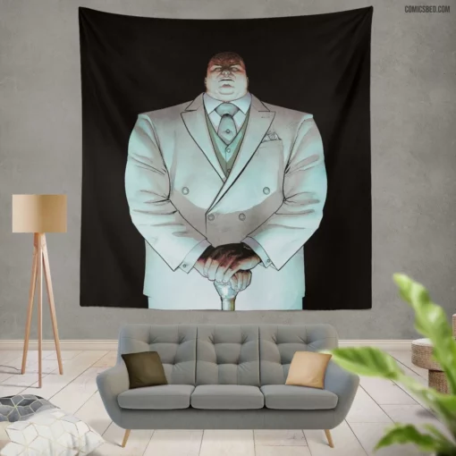 Kingpin Criminal Mastermind Comic Wall Tapestry