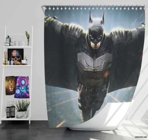 Knight Ascendancy Batman Evolution Comic Shower Curtain