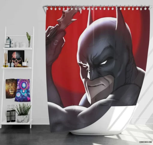 Knightfall Batman Saga Comic Shower Curtain