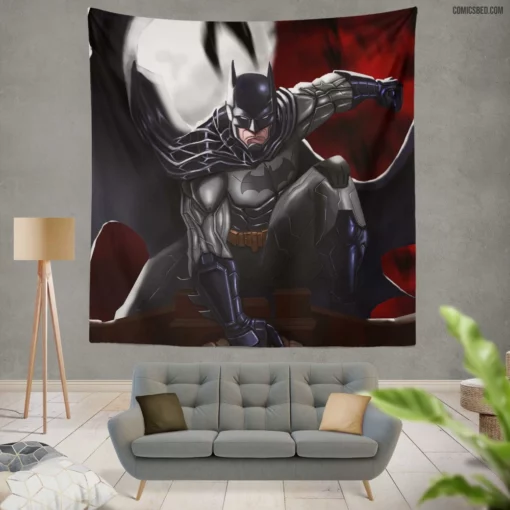 Knightfall Reckoning of the Bat Comic Wall Tapestry