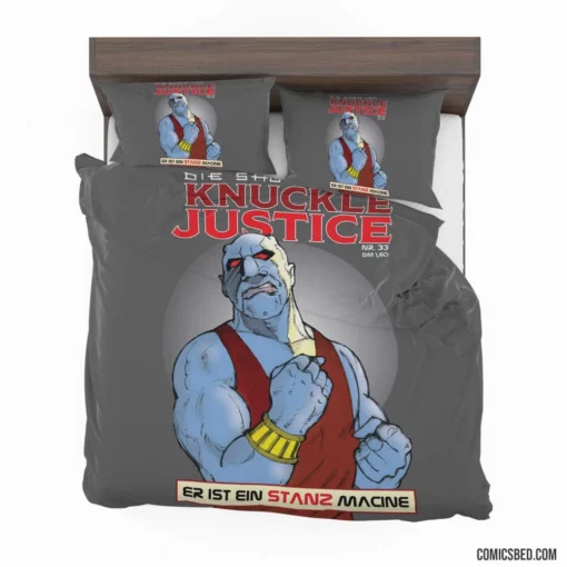 Knuckle Justice Vigilante Quest Comic Bedding Set 1