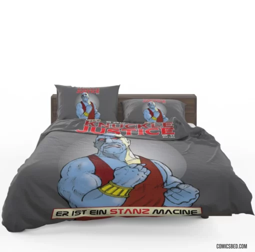 Knuckle Justice Vigilante Quest Comic Bedding Set