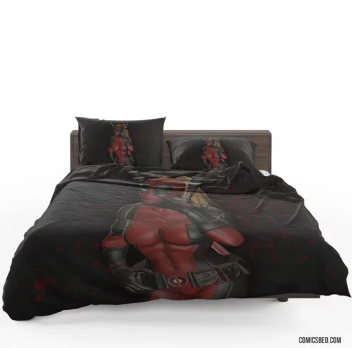 Lady Deadpool Marvel Heroine Comic Bedding Set