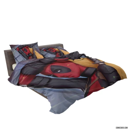 Lady Deadpool Marvel Mercenary Comic Bedding Set 2