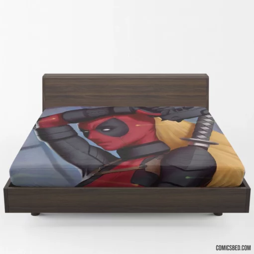 Lady Deadpool Marvel Mercenary Comic Fitted Sheet