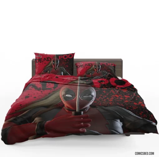 Lady Deadpool Unleashed Heroine Comic Bedding Set