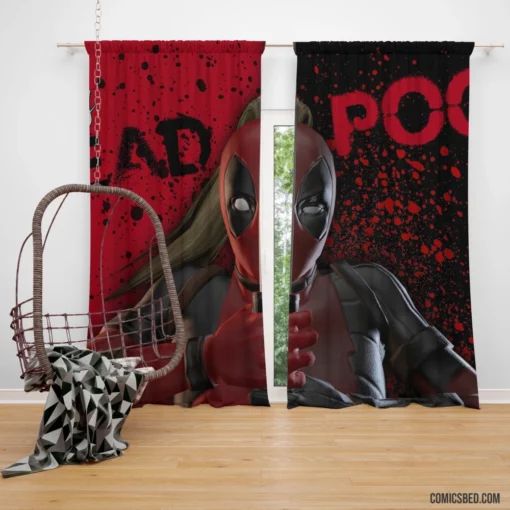 Lady Deadpool Unleashed Heroine Comic Curtain