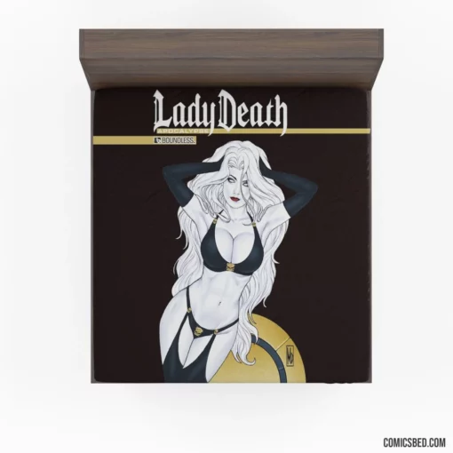 Lady Death Dark Avenger Comic Fitted Sheet 1