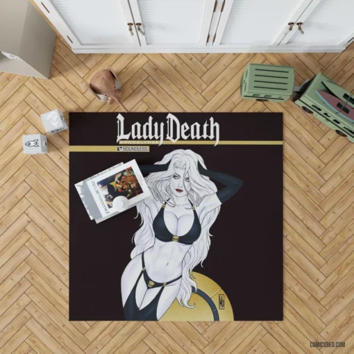 Lady Death Dark Avenger Comic Rug