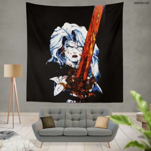 Lady Death Immortal Queen Comic Wall Tapestry