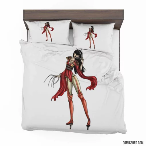 Lady Deathstrike Deadly Assassin Comic Bedding Set 1