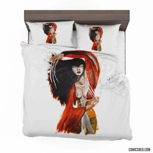 Lady Deathstrike Lethal Villain Comic Bedding Set 1