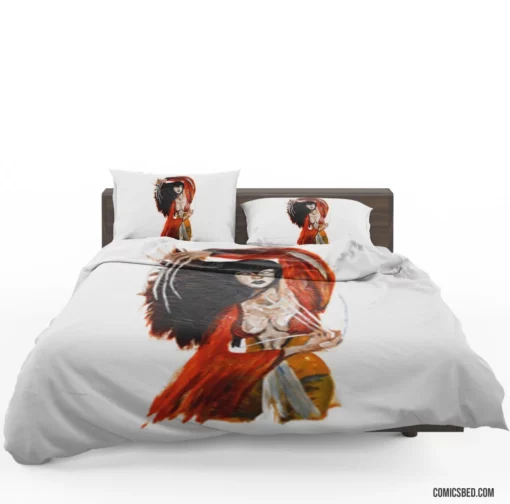 Lady Deathstrike Lethal Villain Comic Bedding Set