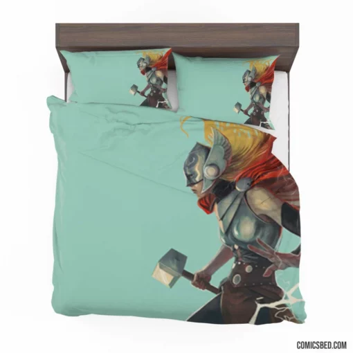 Lady Thor Goddess of Thunder Comic Bedding Set 1