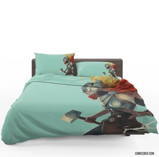 Lady Thor Goddess of Thunder Comic Bedding Set