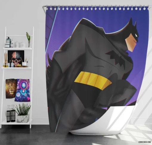 League of Shadows Batman and League of Assassins Comic Shower Curtain