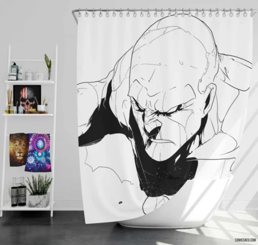 Legendary Antihero Comic Hellboy Chronicles Shower Curtain