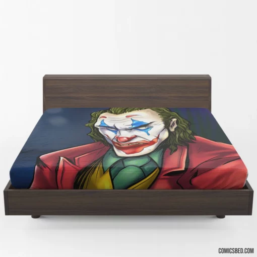 Legendary Joker DC Inspiring Laughter and Chaos Comic Fitted Sheet