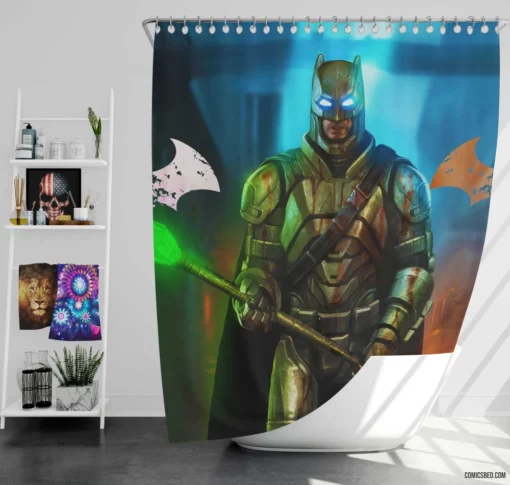 Legends Reborn Batman Rebirth Series Comic Shower Curtain