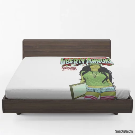 Liberty Annual Comics Freedom-Fighting Collection Fitted Sheet