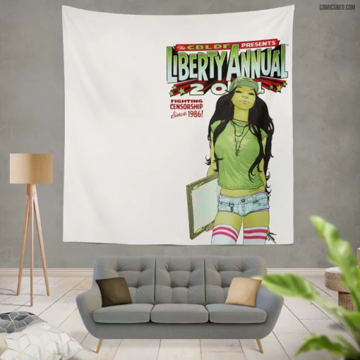 Liberty Annual Comics Freedom-Fighting Collection Wall Tapestry