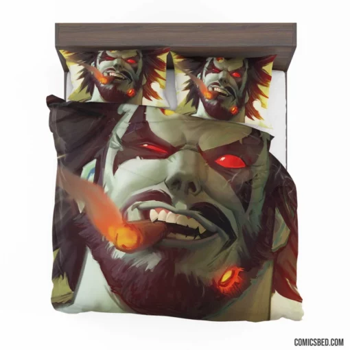 Lobo Cigar DC Intergalactic Bounty Comic Bedding Set 1