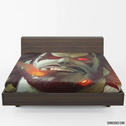 Lobo Cigar DC Intergalactic Bounty Comic Fitted Sheet