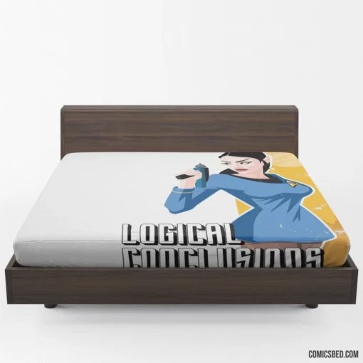 Logical Conclusions Trek Analysis Comic Fitted Sheet