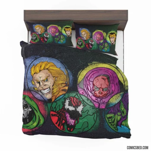 Loki Marvel Mischievous Deity Comic Bedding Set 1