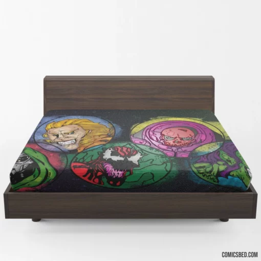 Loki Marvel Mischievous Deity Comic Fitted Sheet