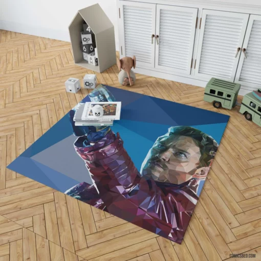 Low Poly Adventures Star Lord Chronicles Comic Rug 1